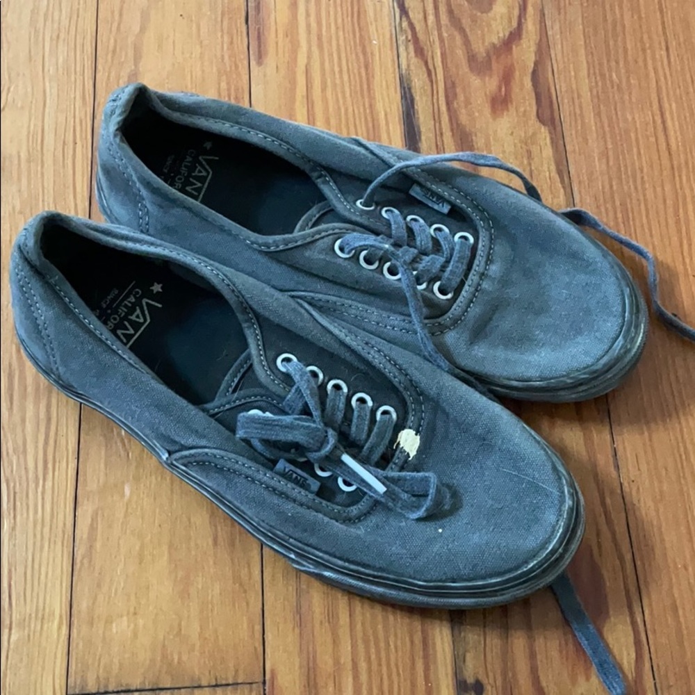 All Gray Vans